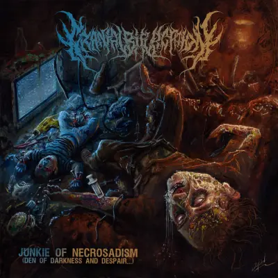 Cranial Bifurcation - Junkie of Necrosadism (Den of Darkness and Despair​.​.​.​) (2024)