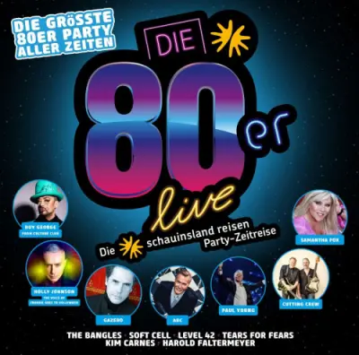 Die 80er Live - Die Größte 80er Party Aller Zeiten (2CD) (2024)